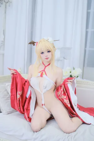 [Cosplay]角色扮演 光荣凉夜春雪新年 黏黏团子兔