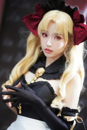 [Cosplay]角色扮演 远坂凛 女仆 ElyEE子