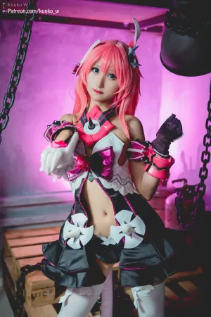 [Cosplay]角色扮演 クー子 Rosalia-Honkai_Impact KuukoW