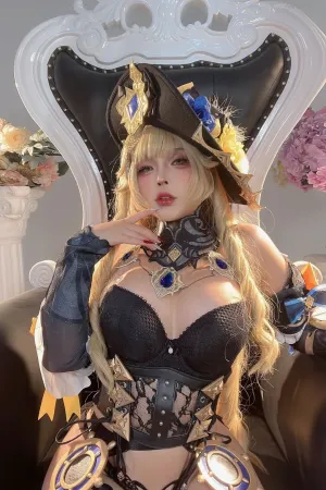 [Cosplay]角色扮演 Navia Genshin_Impact Sayo_Momo