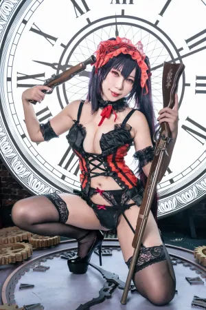 [Cosplay]角色扮演 时崎狂三 Kurumi_Tokisaki 小琪Aki