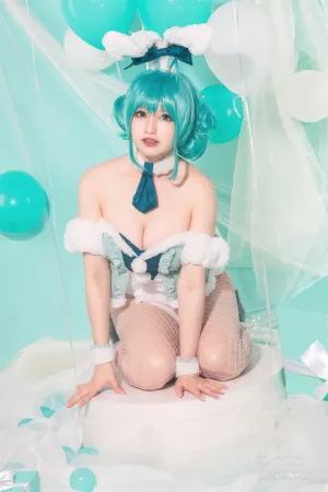 [Cosplay]角色扮演 初音白兔 Nyako喵子