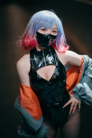 [Cosplay]角色扮演 王者荣耀 口罩露娜 LUNA 花铃
