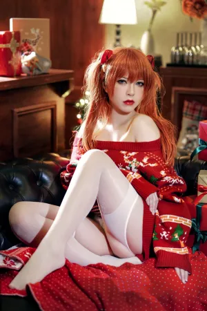 [Cosplay]角色扮演 式波・ASUKA Christmas 半半子