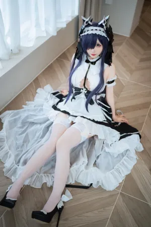 [Cosplay]角色扮演 碧蓝航线 奥古斯特 女仆 面饼仙儿