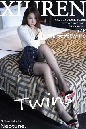 [XiuRen]秀人网 2025.09.25 No.10806 OL服饰 魅惑黑丝 桃桃&middot;夭夭twins