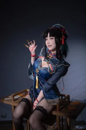 [Cosplay]角色扮演 永劫无间 玉玲珑 小僵尸墨行衣 梓猫AzuNyan