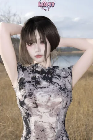 [Cosplay]角色扮演 水墨 旗袍 丝袜 湖畔物语 柒柒不可爱