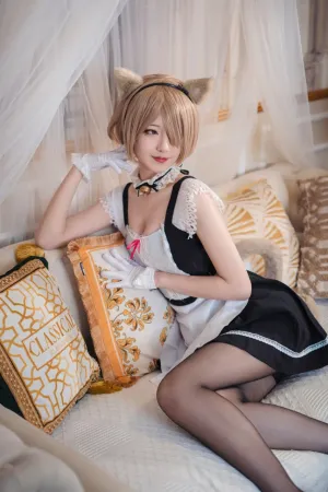 [Cosplay]角色扮演 崩坏3 丽塔女仆 弥音音