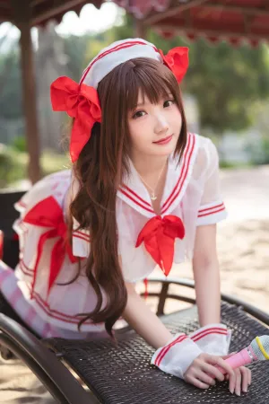 [Cosplay]角色扮演 偶像大师：灰姑娘女孩 岛村卯月_泳衣 瓜希酱