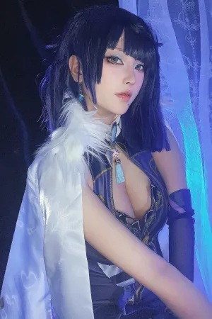 [Cosplay]角色扮演 原神 夜兰自拍 起司块wii