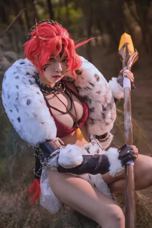 [Cosplay]角色扮演 魔镜 Mirror 女兽人 尤尼塔 Unita Momoko葵葵