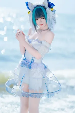 [Cosplay]角色扮演 碧蓝航线 柴郡小礼服 封疆疆v