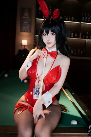 [Cosplay]角色扮演 碧蓝航线 大凤 桌球兔女郎 rioko凉凉子