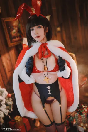 [Cosplay]角色扮演 魔太郎 春节 雪兔女郎 小容仔咕咕咕w