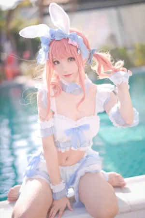[Cosplay]角色扮演 原创 夏日甜芯泳装 花柒Hana