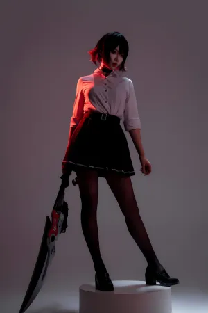 [Cosplay]角色扮演 绝区零 ZZZ 黑丝 鲨鱼妹#JK 轩萧学姐