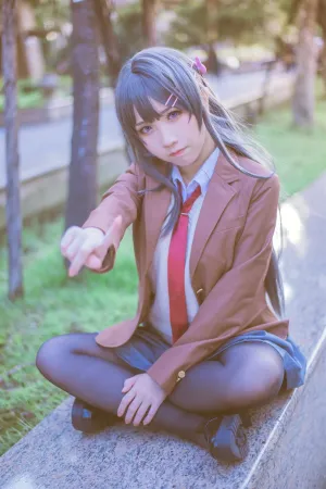 [Cosplay]角色扮演 青春猪头少年 麻衣学姐 Mai_Sakurajima 桜岛麻衣 Shika小鹿鹿