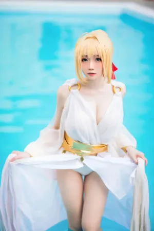[Cosplay]角色扮演 FGO 尼禄#礼服 焖焖碳