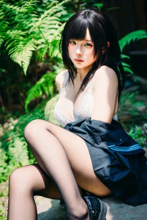 [Cosplay]角色扮演 自拍10月之一 户外 黑丝 JK 蠢沫沫