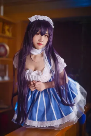 [Cosplay]角色扮演 女仆 霞之丘诗羽 Maid_Utaha 九曲Jean