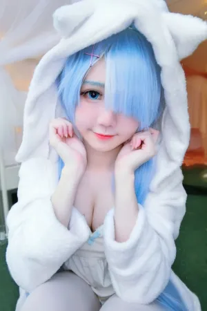 [Cosplay]角色扮演 Re0 蕾姆 White_Kitty Sally_Dorasnow