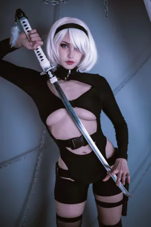 [EACosplay]欧美萌娘 尼尔 机械纪元 2B Alexandre