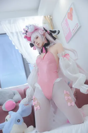 [Cosplay]角色扮演 碧蓝航线 白丝 哈尔福德 G44不会受伤