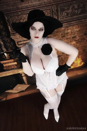 [EACosplay]欧美萌娘 生化危机 RE8 吸血鬼夫人 内衣 Lady_Dimitrescu_Lingerie Kiki_Rose