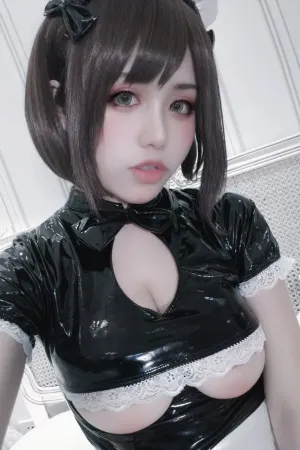 [FuLi]米友福利 胶衣 女仆 早餐奶 芊川一笑