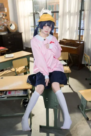 [Cosplay]角色扮演 蔚蓝档案 白丝 妃咲#幼稚园 九柒喵