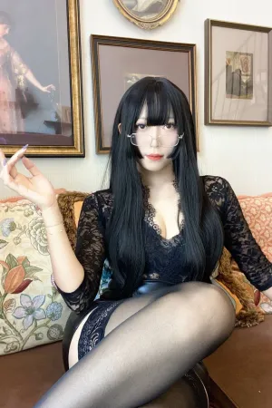 [Cosplay]角色扮演 黑色蕾丝御姐 Money冷冷