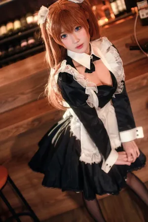 [Cosplay]角色扮演 新世纪福音战士 女仆 明日香 阿包也是兔娘