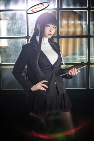 [Cosplay]角色扮演 蔚蓝档案 调月莉音 Rio MaouMo