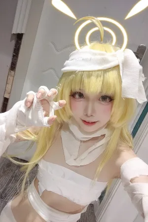 [Cosplay]角色扮演 蔚蓝档案 伊原木好美 万圣节 Miko鲜葱日记