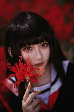 [Cosplay]角色扮演 地狱少女 JK 彼岸花 阎魔爱 Halo_酱