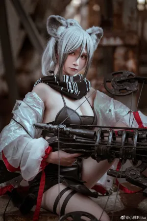 [Cosplay]角色扮演 明日方舟 黑 Schwarz 小律Ritsu