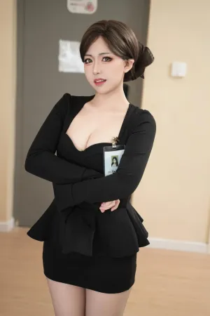 [FuLi]米友福利 豹纹内衣 同事的秘密 虎森森