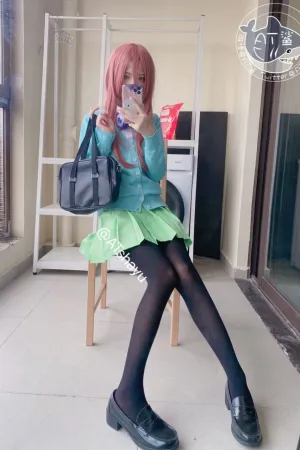 [Cosplay]角色扮演 五等分的新娘 中野三玖 AT鲨