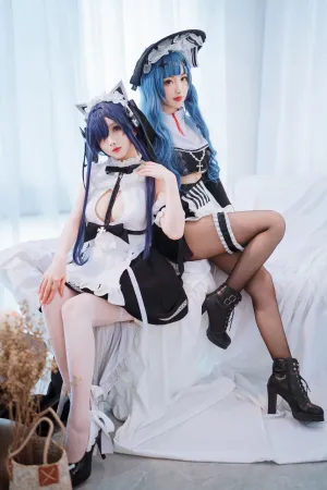 [Cosplay]角色扮演 碧蓝航线 奥古斯特#女仆 rioko凉凉子