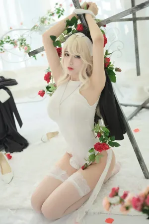 [FuLi]米友福利 长腿修女 一米八的大梨子