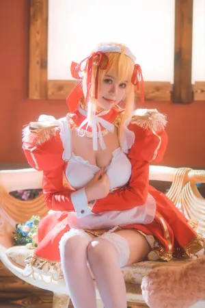 [Cosplay]角色扮演 Fate 尼禄#女仆 千反田鹿子