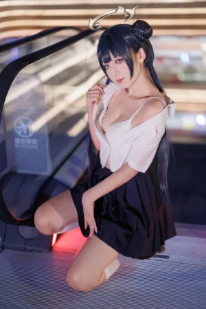[Cosplay]角色扮演 碧蓝航线 龙华妃咲 JK 封疆疆v