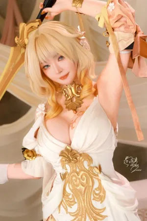 [Cosplay]角色扮演 崩坏 星穹铁道 阿格莱亚 Aglaea 黄金内衣 Machi馬吉