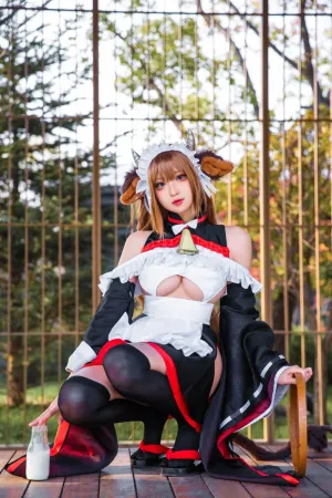 [Cosplay]角色扮演 碧蓝航线 樫野 女仆 瓦斯塔亚小龙虾