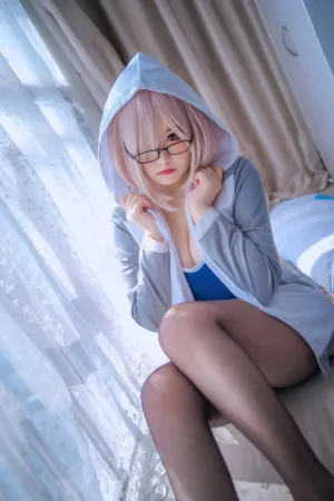 [Cosplay]角色扮演 FGO 玛修 同人体操服 阿半今天很开心