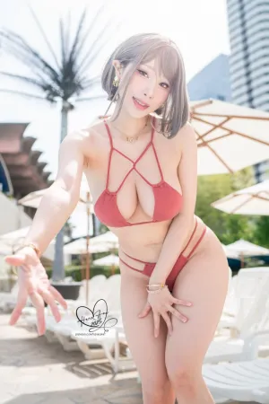 [Cosplay]角色扮演 Original Tangerine Heat swimsuit 橘爆夏日！泳裝 雨波HaneAme