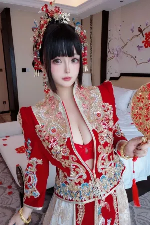 [Cosplay]角色扮演 凤冠霞帔 洞房花烛 日奈娇