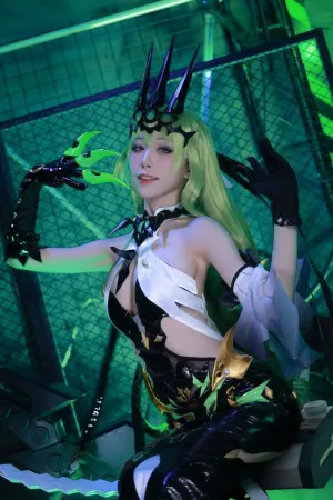 [Cosplay]角色扮演 崩坏3 无限 噬界之蛇 梅比乌斯 水淼Aqua