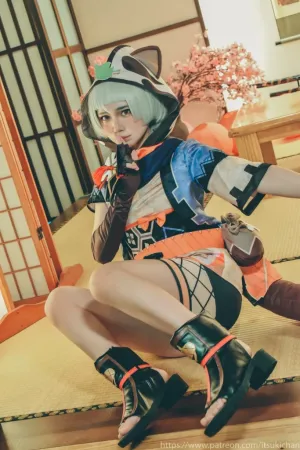 [Cosplay]角色扮演 原神 忍里之貉 早柚 齋齋 いつき